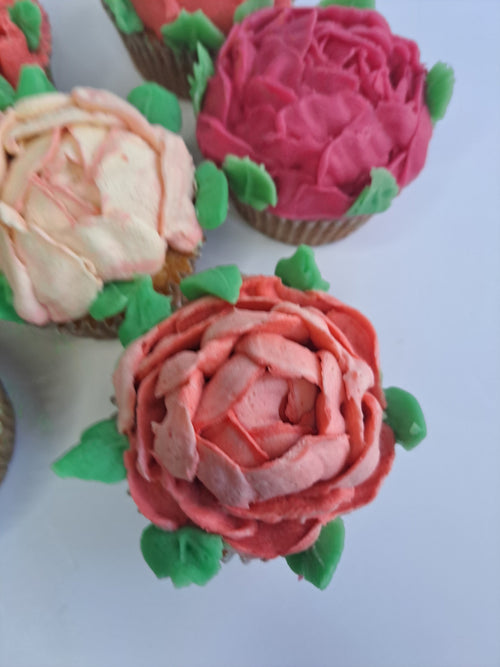 Bouquet de Cupcakes Fleurs - Création Personnalisée